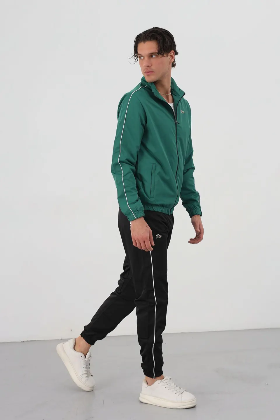 Court Piped Track Set — Green