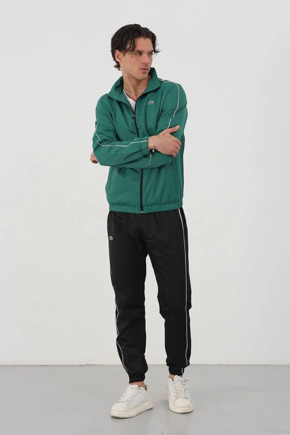 Court Piped Track Set — Green
