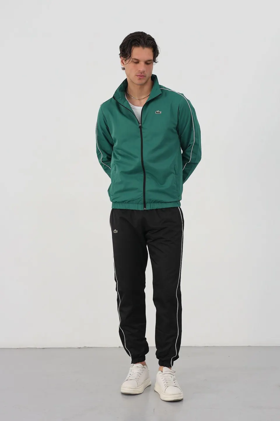 Court Piped Track Set — Green