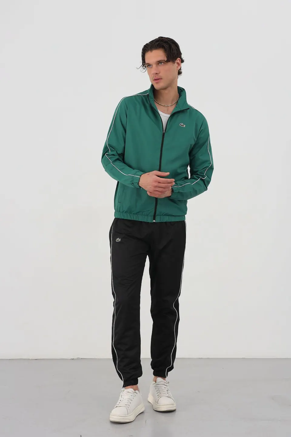 Court Piped Track Set — Green